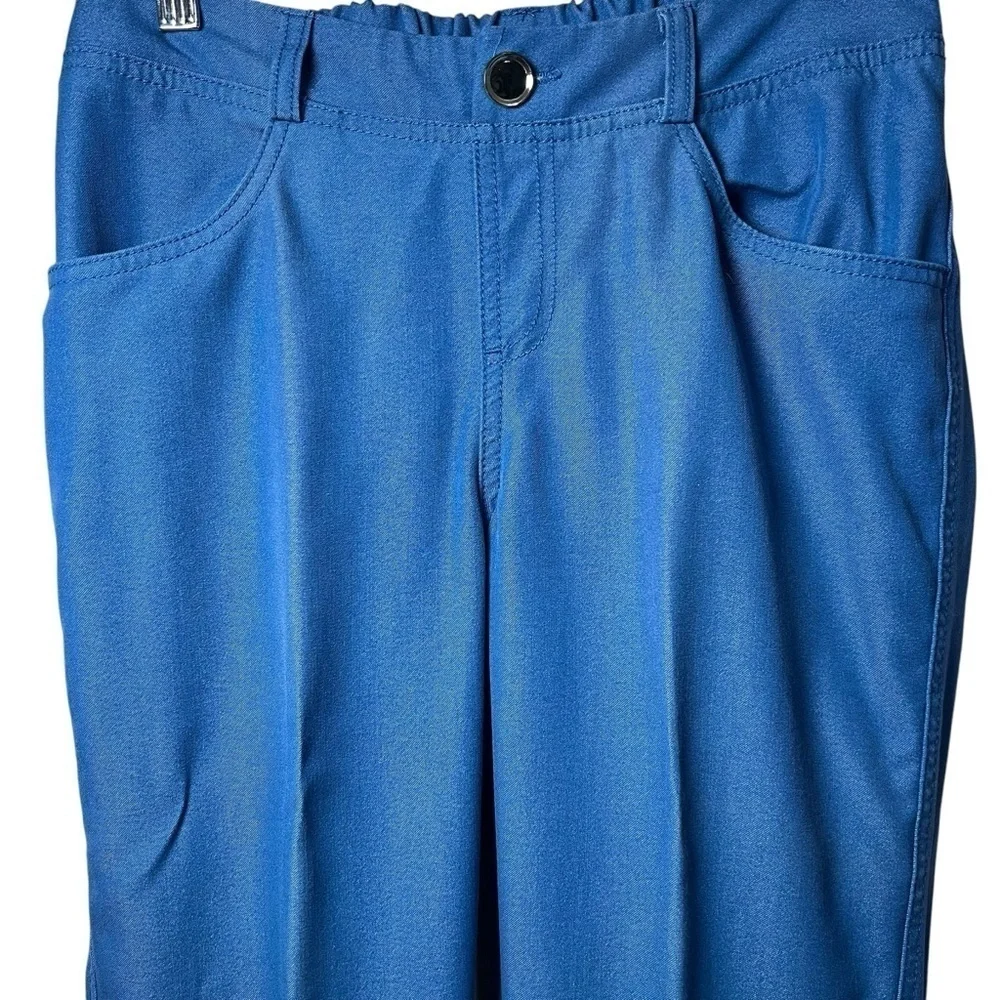 IMAN Pull-on Women’s Stretch Elastic Dress Pants Straight Leg Classic Pockets Sm